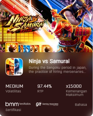 rtp hari ini pgsoft ninja samurai